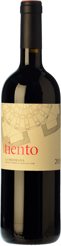 61,95 € Бесплатная доставка | Красное вино La Mejorada Tiento старения I.G.P. Vino de la Tierra de Castilla y León Кастилия-Леон Испания Tempranillo, Merlot, Syrah, Cabernet Sauvignon, Malbec бутылка 75 cl