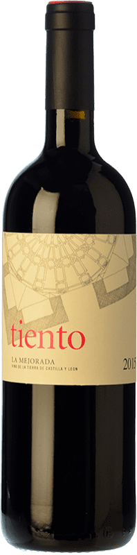 58,95 € 免费送货 | 红酒 La Mejorada Tiento 岁 I.G.P. Vino de la Tierra de Castilla y León 卡斯蒂利亚莱昂 西班牙 Tempranillo, Merlot, Syrah, Cabernet Sauvignon, Malbec 瓶子 75 cl