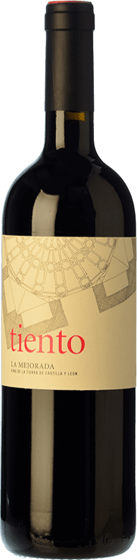 45,95 € Spedizione Gratuita | Vino Rosso La Mejorada Tiento Crianza — Invecchiato in Botte I.G.P. Vino de la Tierra de Castilla y León Castilla y León Spagna Tempranillo, Merlot, Syrah, Cabernet Sauvignon, Malbec 75 cl