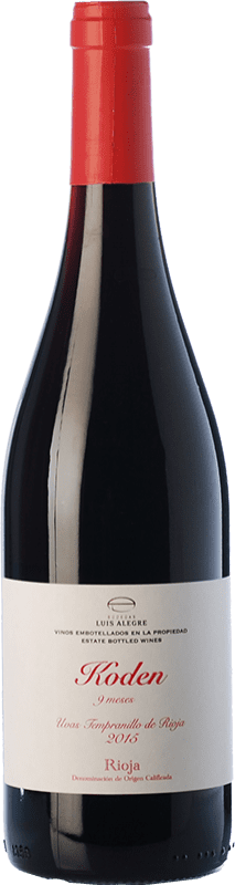 9,95 € Kostenloser Versand | Rotwein Luis Alegre Koden Eiche D.O.Ca. Rioja La Rioja Spanien Tempranillo 75 cl