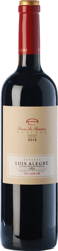 29,95 € Envoi gratuit | Vin Rouge Luis Alegre Finca La Reñana Sélection, Spécial Crianza D.O.Ca. Rioja La Rioja Espagne Tempranillo, Graciano, Mazuelo Bouteille 75 cl