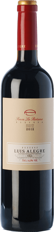 29,95 € Envío gratis | Vino tinto Luis Alegre Finca La Reñana Selección Especial Crianza D.O.Ca. Rioja La Rioja España Tempranillo, Graciano, Mazuelo Botella 75 cl