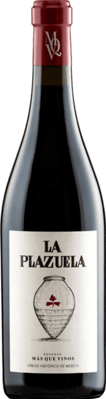 38,95 € 免费送货 | 红酒 Más Que Vinos La Plazuela 岁 I.G.P. Vino de la Tierra de Castilla Toledo 西班牙 Tempranillo, Grenache 瓶子 75 cl