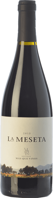 17,95 € 免费送货 | 红酒 Más Que Vinos MQV La Meseta 橡木 I.G.P. Vino de la Tierra de Castilla 卡斯蒂利亚 - 拉曼恰 西班牙 Tempranillo, Syrah 瓶子 75 cl