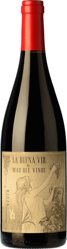 18,95 € 免费送货 | 红酒 Más Que Vinos MQV La Buena Vid 岁 D.O.Ca. Rioja 拉里奥哈 西班牙 Tempranillo, Graciano 瓶子 75 cl