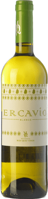 6,95 € Envío gratis | Vino blanco Más Que Vinos Ercavio Blanco I.G.P. Vino de la Tierra de Castilla Castilla la Mancha España Airén Botella 75 cl