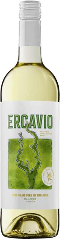 6,95 € 免费送货 | 白酒 Más Que Vinos Ercavio Blanco I.G.P. Vino de la Tierra de Castilla Toledo 西班牙 Airén 瓶子 75 cl