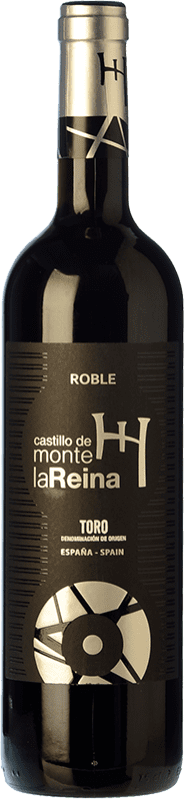 7,95 € 免费送货 | 红酒 Monte la Reina 橡木 D.O. Toro 卡斯蒂利亚莱昂 西班牙 Tempranillo 瓶子 75 cl