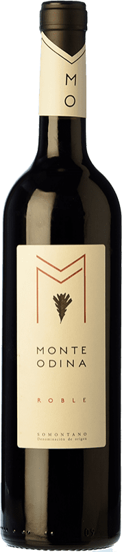 6,95 € Free Shipping | Red wine Monte Odina Oak D.O. Somontano Aragon Spain Syrah, Grenache, Cabernet Sauvignon Bottle 75 cl