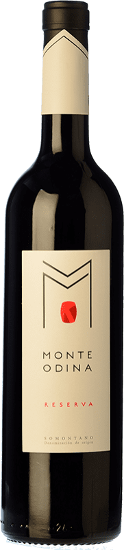 13,95 € Spedizione Gratuita | Vino rosso Monte Odina Riserva D.O. Somontano Aragona Spagna Merlot, Cabernet Sauvignon Bottiglia 75 cl