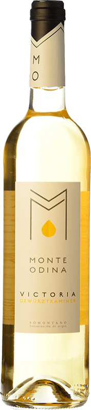8,95 € Spedizione Gratuita | Vino Bianco Monte Odina D.O. Somontano Aragona Spagna Gewürztraminer 75 cl