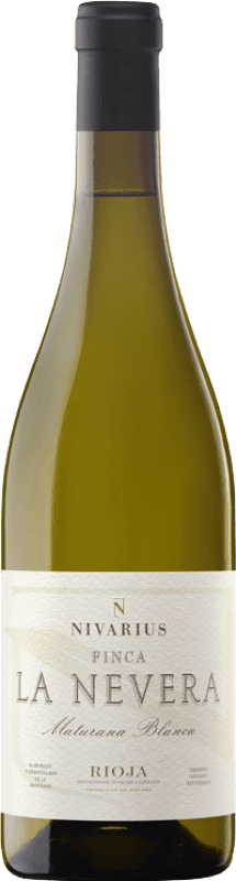 26,95 € Free Shipping | White wine Nivarius Finca la Nevera Aged D.O.Ca. Rioja The Rioja Spain Maturana White Bottle 75 cl
