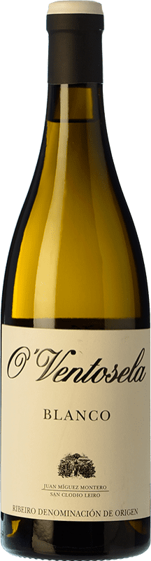 4,95 € Free Shipping | White wine O'Ventosela Blanco Aged D.O. Ribeiro Galicia Spain Godello, Palomino Fino, Treixadura Bottle 75 cl