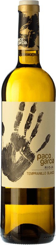 15,95 € Бесплатная доставка | Белое вино Paco García старения D.O.Ca. Rioja Ла-Риоха Испания Tempranillo White бутылка 75 cl