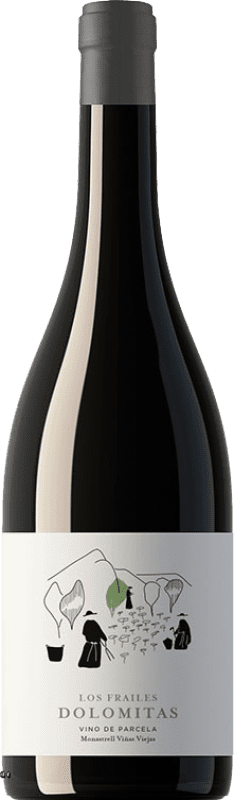 15,95 € Kostenloser Versand | Rotwein Casa Los Frailes Dolomitas D.O. Valencia Valencianische Gemeinschaft Spanien Monastel de Rioja Flasche 75 cl