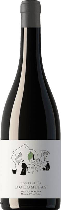 16,95 € Envio grátis | Vinho tinto Casa Los Frailes Dolomitas D.O. Valencia Comunidade Valenciana Espanha Monastrell Garrafa 75 cl