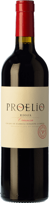 14,95 € Бесплатная доставка | Красное вино Proelio старения D.O.Ca. Rioja Ла-Риоха Испания Tempranillo, Grenache бутылка 75 cl