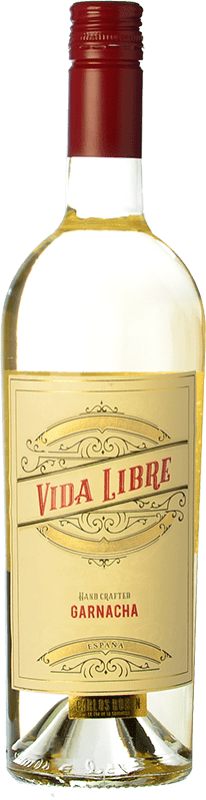9,95 € Envío gratis | Vino blanco Raíces Ibéricas Carlos Rubén Vida Libre Blanco España Garnacha Blanca Botella 75 cl