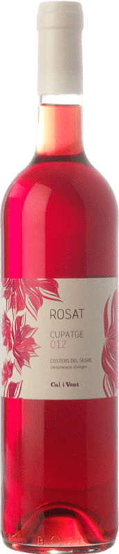 4,95 € Envoi gratuit | Vin Rosé Verge del Pla Cal i Vent D.O. Costers del Segre Catalogne Espagne Tempranillo, Merlot, Syrah, Cabernet Sauvignon Bouteille 75 cl