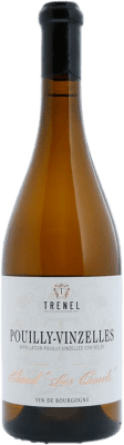 25,95 € Бесплатная доставка | Белое вино Trénel Les Quarts A.O.C. Pouilly-Vinzelles Бургундия Франция Chardonnay бутылка 75 cl