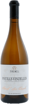 43,95 € Envío gratis | Vino blanco Trénel Les Quarts A.O.C. Pouilly-Vinzelles Borgoña Francia Chardonnay Botella 75 cl