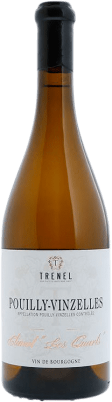 26,95 € Envio grátis | Vinho branco Trénel Les Quarts A.O.C. Pouilly-Vinzelles Borgonha França Chardonnay Garrafa 75 cl