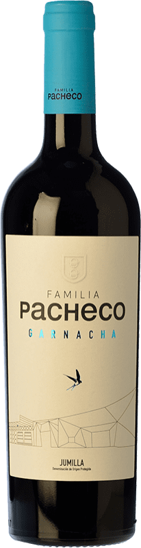 6,95 € Free Shipping | Red wine Viña Elena Familia Pacheco Oak D.O. Jumilla Castilla la Mancha Spain Grenache Bottle 75 cl
