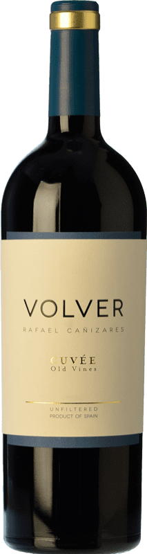 39,95 € 免费送货 | 红葡萄酒 Volver Old Wines Cuvée Crianza — 陈酿 I.G.P. Vino de la Tierra de Castilla 卡斯蒂利亚 - 拉曼恰 西班牙 Tempranillo — 丹魄, Cabernet Sauvignon — 赤霞珠 瓶装 75 cl