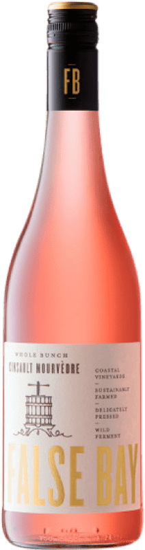 9,95 € Envío gratis | Vino rosado False Bay Whole Bunch Rosé I.G. Stellenbosch Coastal Region Sudáfrica Mourvèdre, Cinsault Botella 75 cl