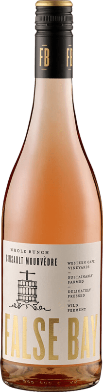 10,95 € Kostenloser Versand | Rosé-Wein False Bay Whole Bunch Rosé I.G. Stellenbosch Coastal Region Südafrika Mourvèdre, Cinsault Flasche 75 cl