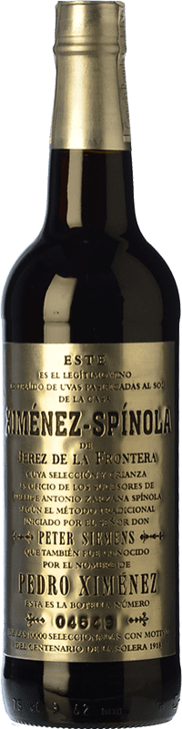 61,95 € Free Shipping | Sweet wine Ximénez-Spínola P.X. Edición Conmemorativa D.O. Manzanilla-Sanlúcar de Barrameda Sanlucar de Barrameda Spain Pedro Ximénez Bottle 75 cl
