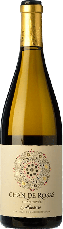 14,95 € Envio grátis | Vinho branco Chan de Rosas Gran Cuvée Crianza D.O. Rías Baixas Galiza Espanha Albariño Garrafa 75 cl