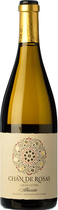 14,95 € Envío gratis | Vino Blanco Chan de Rosas Grande Cuvée Crianza D.O. Rías Baixas Galicia España Albariño 75 cl