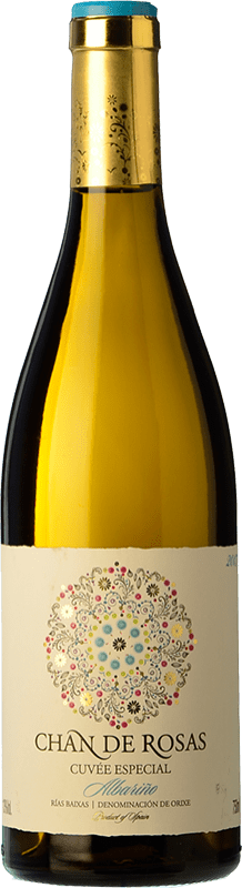 11,95 € Envio grátis | Vinho branco Chan de Rosas Cuvée Especial Crianza D.O. Rías Baixas Galiza Espanha Albariño Garrafa 75 cl