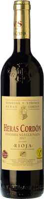 15,95 € Free Shipping | Red wine Heras Cordón Vendimia Seleccionada Aged D.O.Ca. Rioja The Rioja Spain Tempranillo, Graciano, Mazuelo Bottle 75 cl