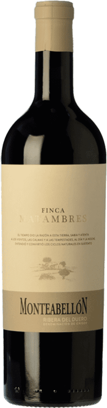 27,95 € Free Shipping | Red wine Monteabellón Finca Matambres Aged D.O. Ribera del Duero Castilla y León Spain Tempranillo Bottle 75 cl