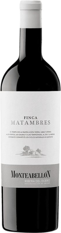 29,95 € Бесплатная доставка | Красное вино Monteabellón Finca Matambres Crianza — Крианса D.O. Ribera del Duero Кастилия-Леон Испания Tempranillo — Темпранильо Бутылка 75 cl