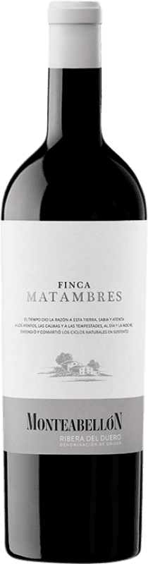 39,95 € Бесплатная доставка | Красное вино Monteabellón Finca Matambres старения D.O. Ribera del Duero Кастилия-Леон Испания Tempranillo бутылка 75 cl