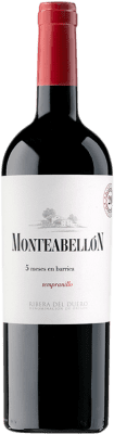 10,95 € 免费送货 | 红酒 Monteabellón 5 Meses 橡木 D.O. Ribera del Duero 卡斯蒂利亚莱昂 西班牙 Tempranillo 瓶子 75 cl