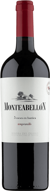 11,95 € Free Shipping | Red Wine Monteabellón 5 Meses Oak D.O. Ribera del Duero Castilla y León Spain Tempranillo 75 cl