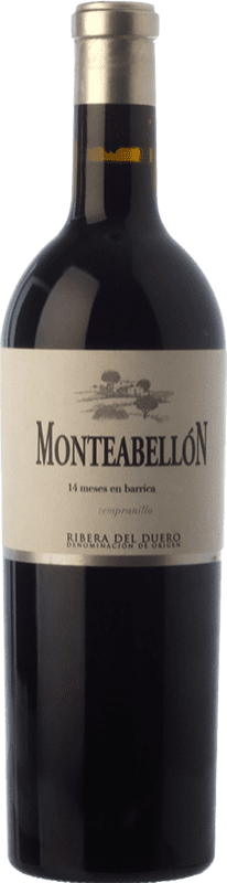 17,95 € Free Shipping | Red wine Monteabellón 14 Meses Reserve D.O. Ribera del Duero Castilla y León Spain Tempranillo Bottle 75 cl