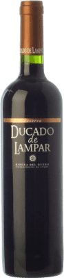 14,95 € 免费送货 | 红酒 Monte Aixa Ducado de Lampar 预订 D.O. Ribera del Duero 卡斯蒂利亚莱昂 西班牙 Tempranillo 瓶子 75 cl