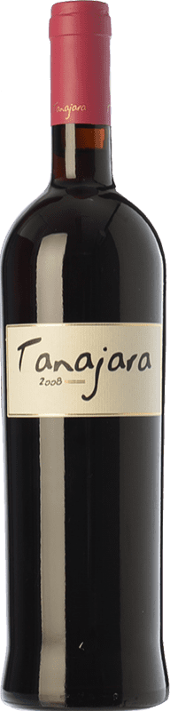 28,95 € Free Shipping | Red wine Tanajara Oak D.O. El Hierro Canary Islands Spain Vijariego Black Bottle 75 cl