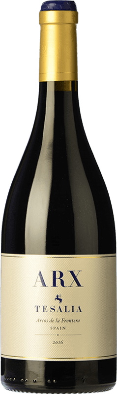 26,95 € Free Shipping | Red wine Tesalia Arx Aged I.G.P. Vino de la Tierra de Cádiz Andalusia Spain Syrah, Petit Verdot, Tintilla de Rota Bottle 75 cl