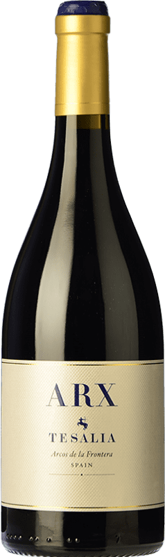 27,95 € Free Shipping | Red Wine Tesalia Arx Crianza — Aged I.G.P. Vino de la Tierra de Cádiz Andalusia Spain Syrah — Shiraz, Petit Verdot, Tintilla de Rota Bottle 75 cl