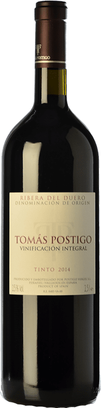 204,95 € Envoi gratuit | Vin rouge Tomás Postigo Integral Crianza D.O. Ribera del Duero Castille et Leon Espagne Tempranillo, Merlot, Cabernet Sauvignon, Malbec Bouteille Magnum 1,5 L