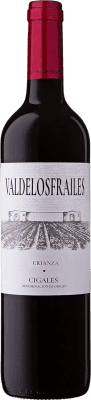 15,95 € Free Shipping | Red wine Valdelosfrailes Aged D.O. Cigales Castilla y León Spain Tempranillo Bottle 75 cl