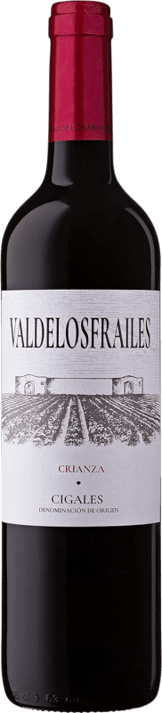 15,95 € Free Shipping | Red wine Valdelosfrailes Aged D.O. Cigales Castilla y León Spain Tempranillo Bottle 75 cl