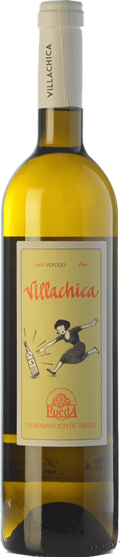 9,95 € Kostenloser Versand | Weißwein Palacio de Villachica D.O. Rueda Kastilien und León Spanien Verdejo Flasche 75 cl