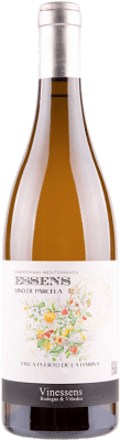10,95 € Free Shipping | White Wine Vinessens Essens Crianza — Aged D.O. Alicante Valencian Community Spain Chardonnay Eco — Organic 75 cl